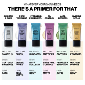 Smashbox Photo Finish Smooth & Blur Primer with makeup tools