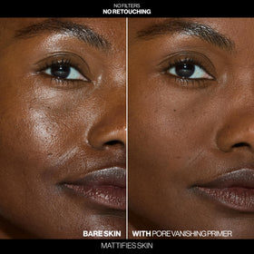 Smashbox Pore Vanishing Primer application on makeup
