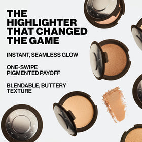 Smashbox Shimmering Skin Perfector Highlighter Rose Quartz swatch on skin