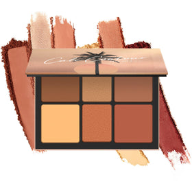 Smashbox The Cali Contour Palette front view with six shades