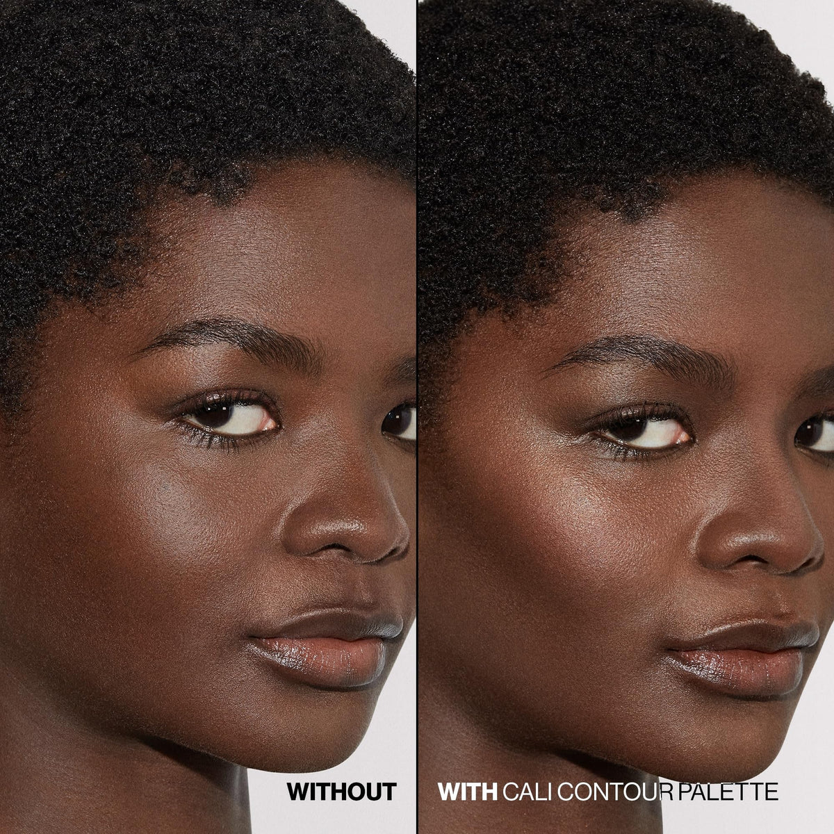 Smashbox The Cali Contour Palette showing bronzer, highlighter, and blush