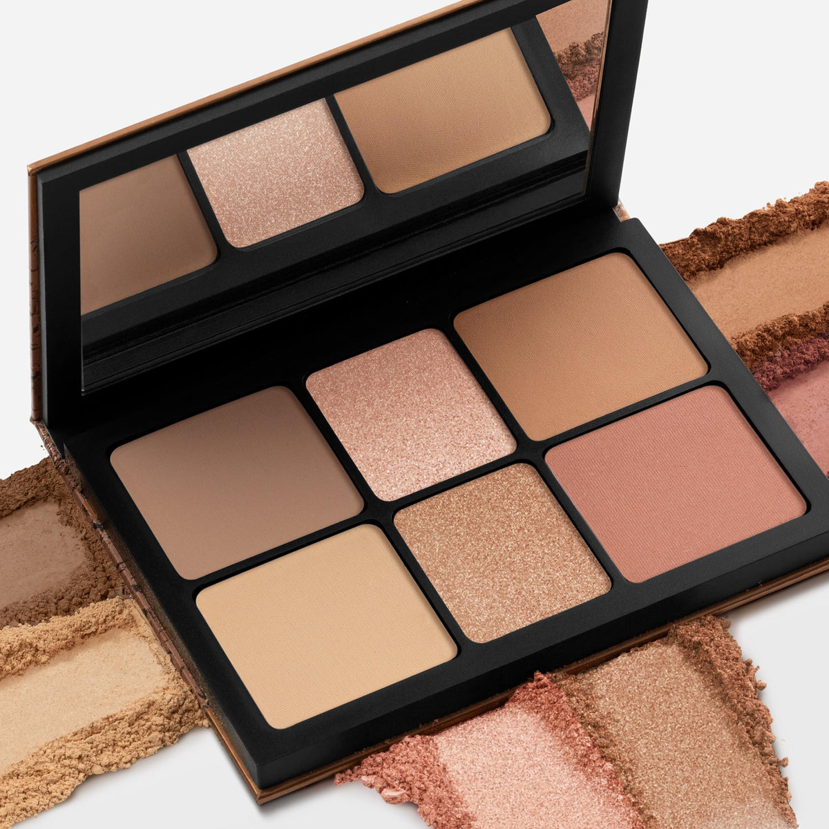 Smashbox The Cali Contour Palette swatches on skin