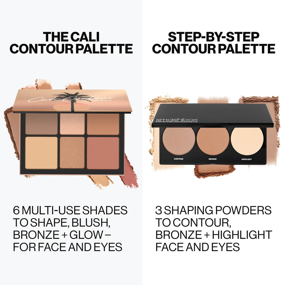 Smashbox The Cali Contour Palette with makeup brushes