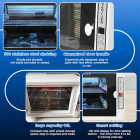 Smiledt 12L Autoclave Machine with included accessories