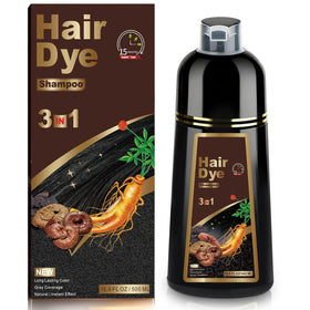 Sminktec Hair Dye Shampoo 3 in 1 Dark Brown front view
