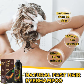 Sminktec Hair Dye Shampoo 3 in 1 Dark Brown texture