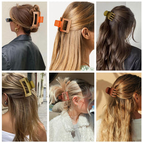 SMKSL hair clips in assorted colours on a white background