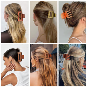 SMKSL hair clips set displayed with a stylish outfit