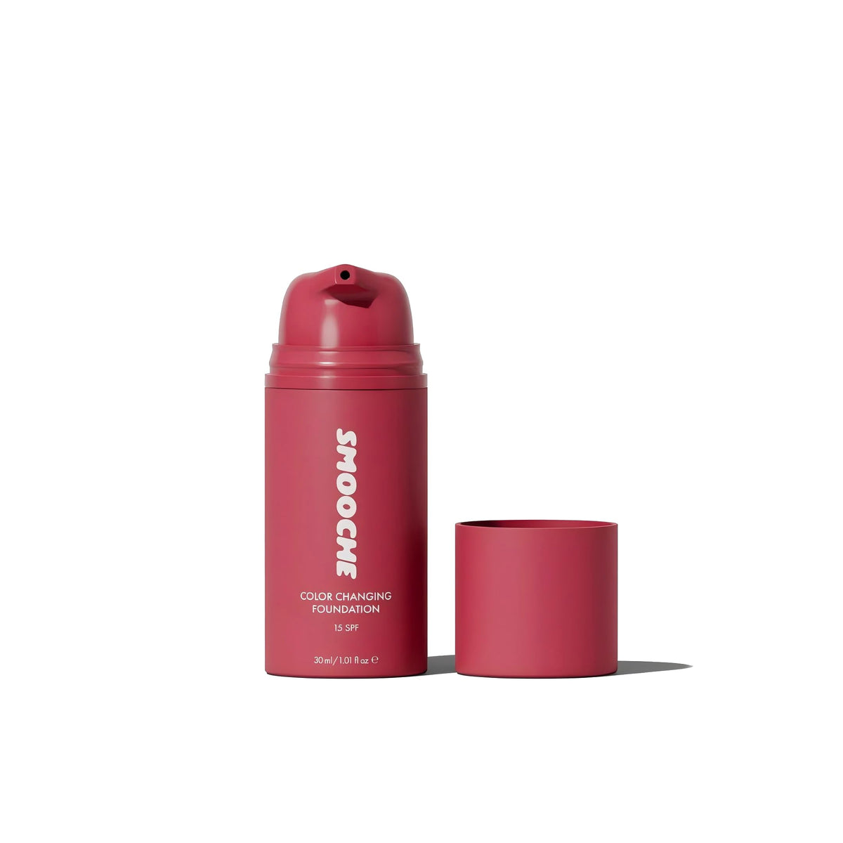 Smooche Color Changing Foundation front view with packaging