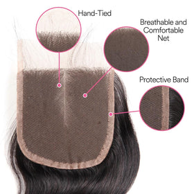 Smoothair Body Wave Hair styled on a mannequin