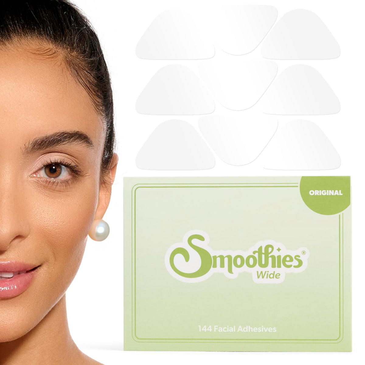 Smoothies Wide Wrinkle Patches 144 Ct front view