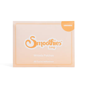 Smoothies wrinkle patches in use with skincare products