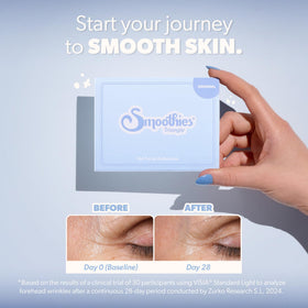 Smoothies wrinkle patches packaging details and ingredients