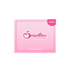 Smoothies wrinkle patches showing adhesive backing