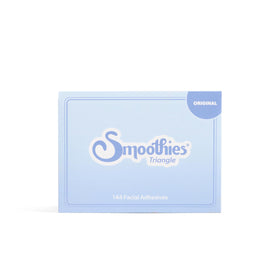 Smoothies wrinkle patches showing application on crows feet