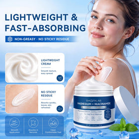 SmoothLab Magnesium Cream Freeze application on skin