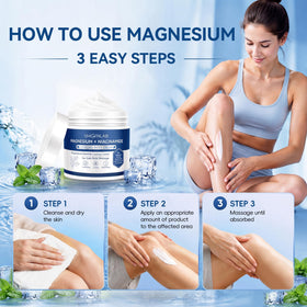 SmoothLab Magnesium Cream Freeze in a bathroom setting