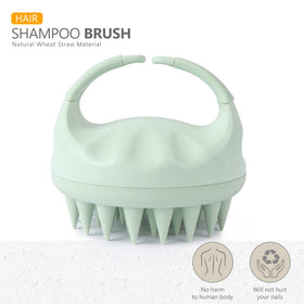Sndyi scalp massager shampoo brush back view showing ergonomic handle