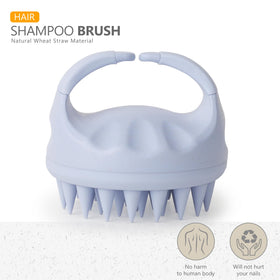 Sndyi Scalp Massager Shampoo Brush showing silicone bristles
