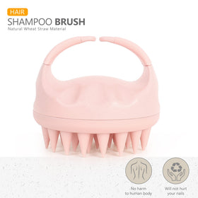 Sndyi Scalp Massager Shampoo Brush side view showing silicone bristles