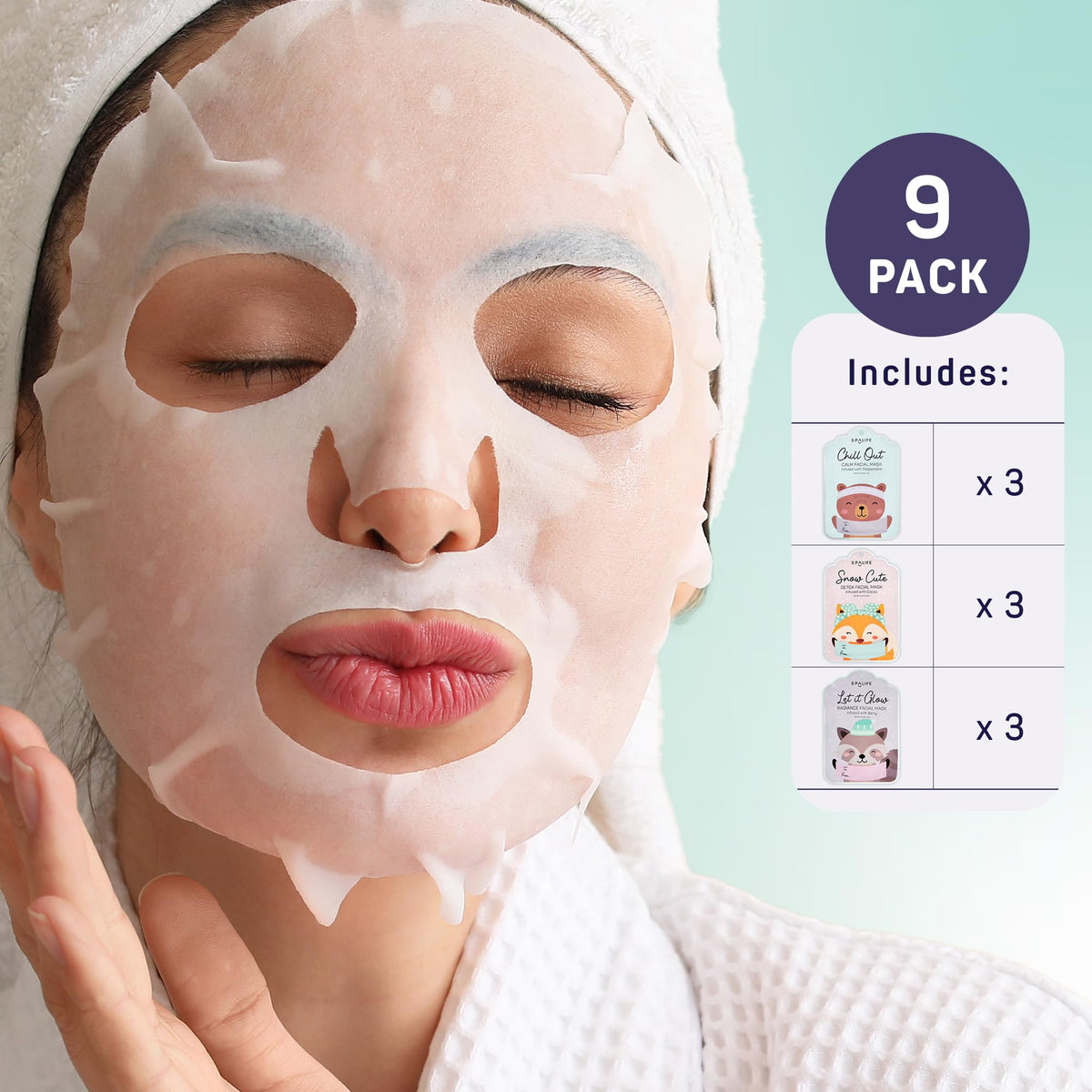 Snow Cute cocoa face mask from SpaLife