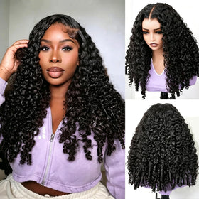 snv Burmese Curly 7x5 Closure Wig front view