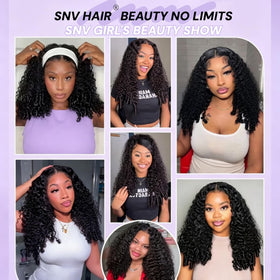 snv Burmese Curly 7x5 Closure Wig with adjustable drawstring
