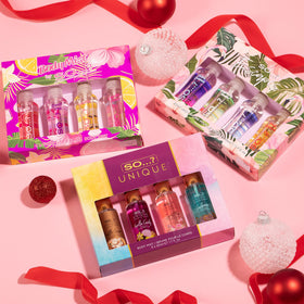 So...? Body Mist Set with all four scents displayed