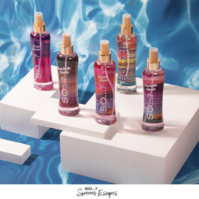 So...? Bondi Beauty Body Mist ingredients list on packaging