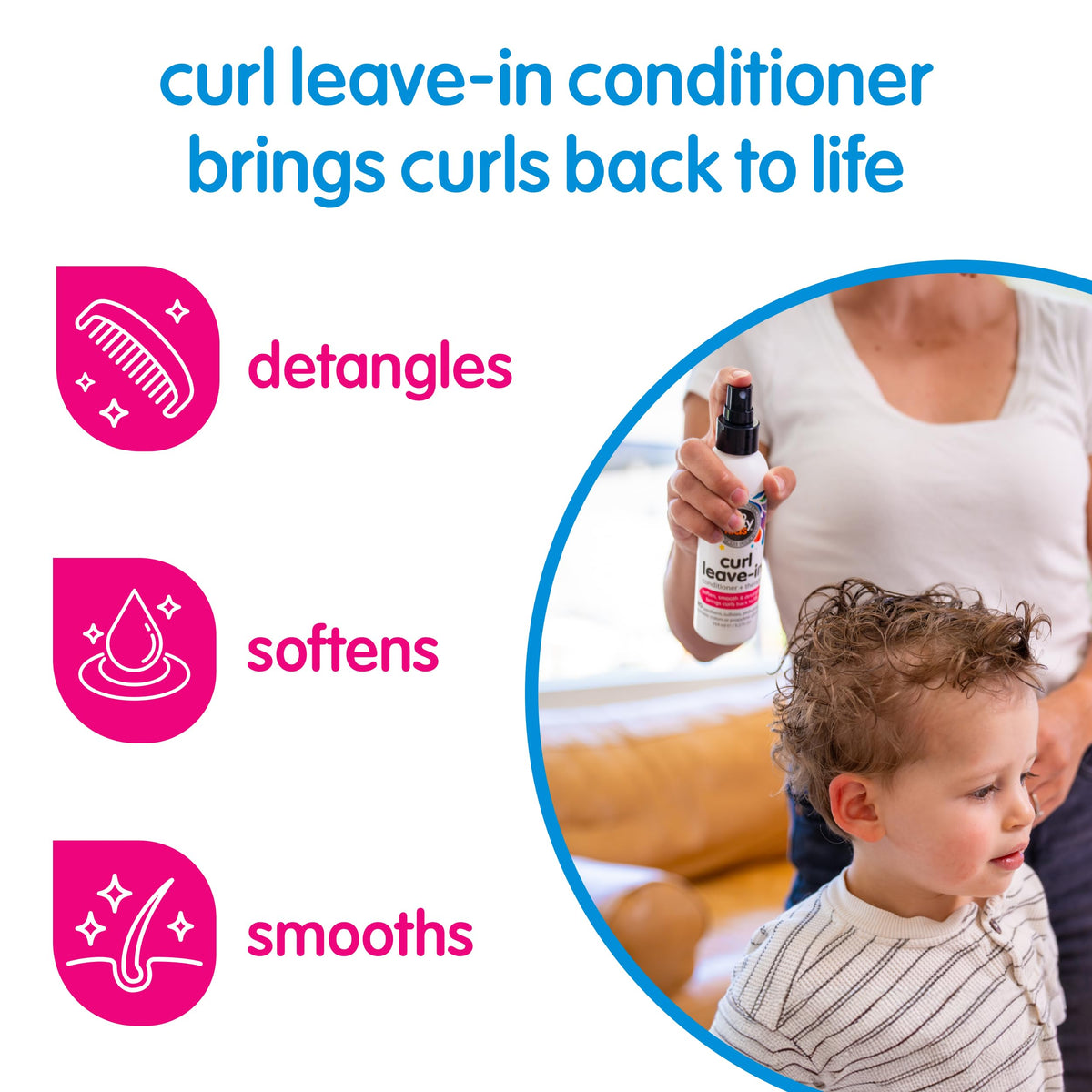 SO COZY Leave In Conditioner Spray 8 Fl Oz back view