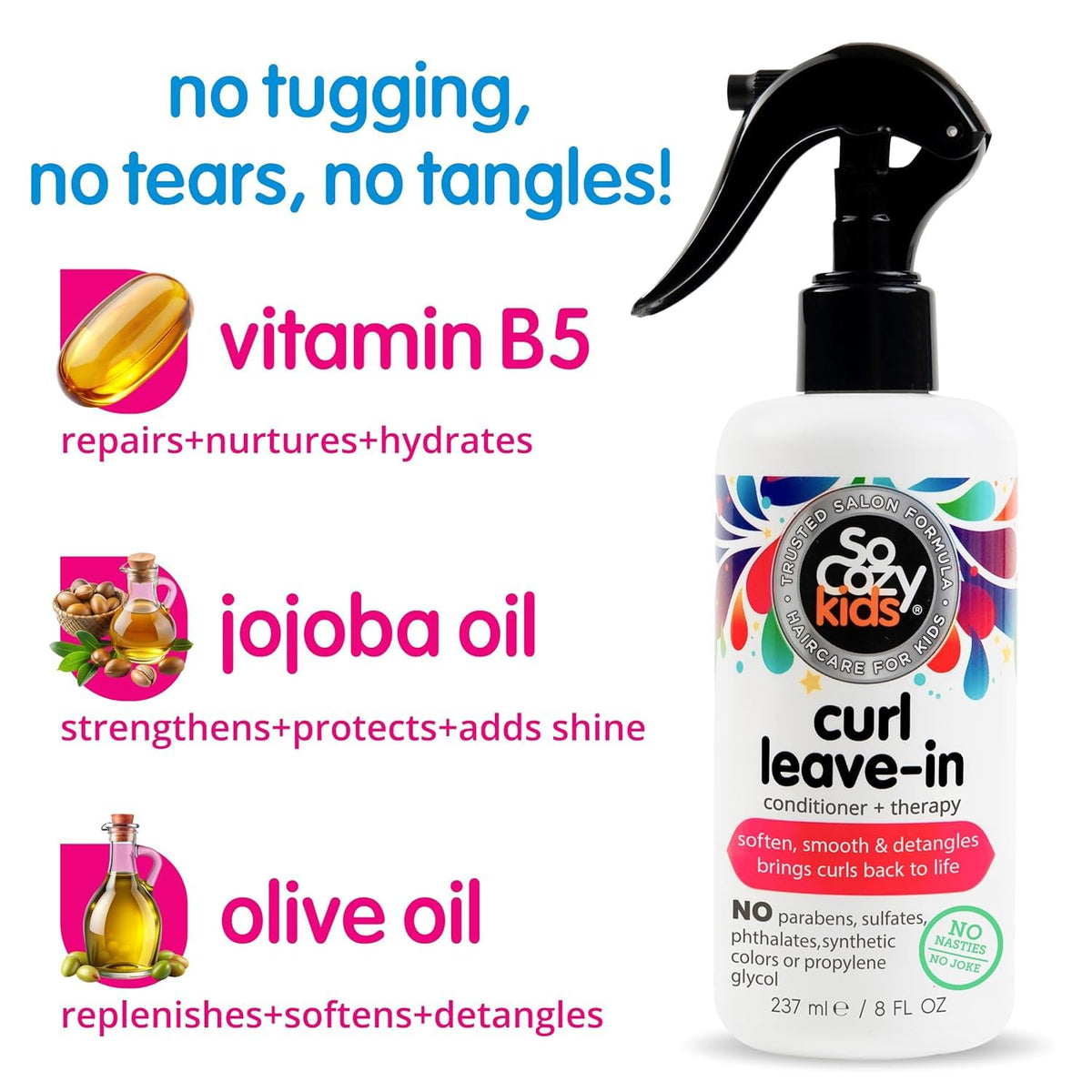 SO COZY Leave In Conditioner Spray 8 Fl Oz side view