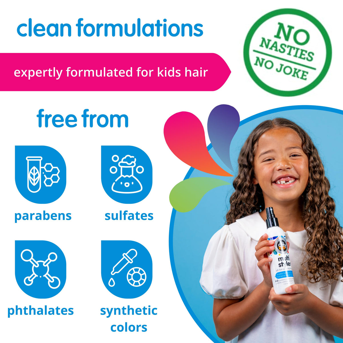 SO COZY Multi Styler Hair Spray for Kids spray nozzle close-up