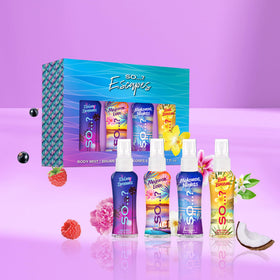 So...? Escapes Body Mist Set travel size bottles