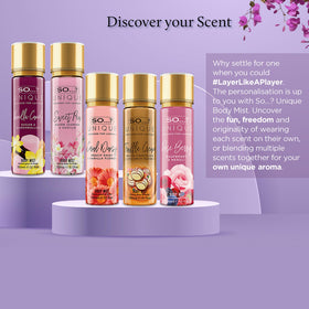 So...? Unique Peony Blush Body Mist 5.1 oz packaging
