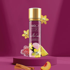 So...? Unique Vanilla Candy Body Mist with tropical fruits