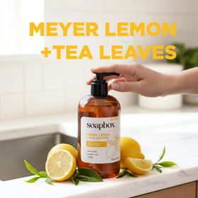 Soapbox Meyer Lemon & Tea Leaves Liquid Hand Soap ingredients list