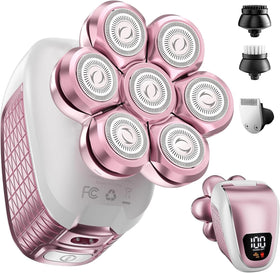 SOBIY Electric Shaver 5-in-1 front view with attachments