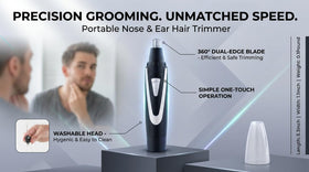Sodynee Ear and Nose Hair Trimmer in use for grooming