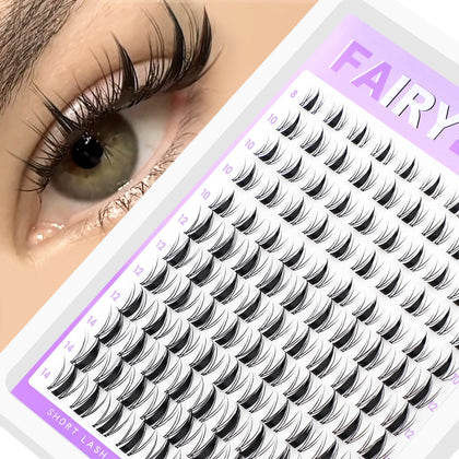 SOFENIDA Fairy Lash Clusters 8-14mm front view