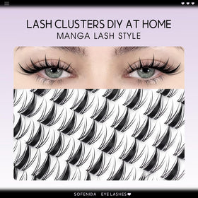 SOFENIDA Fairy Lash Clusters close-up of lash band