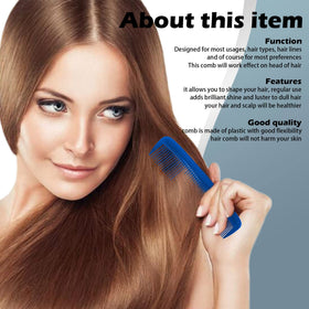 Soft 'N Style comb in use on straight hair