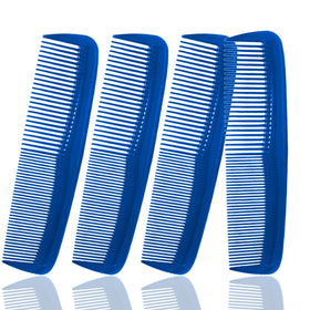 Soft 'N Style Hair Care 4-Pack Comb Set in navy blue