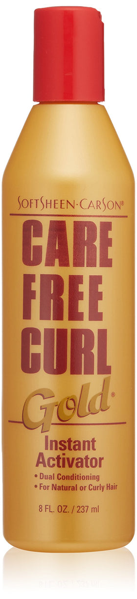 SoftSheen Care Free Curl Gold Instant Activator 8 fl oz front view