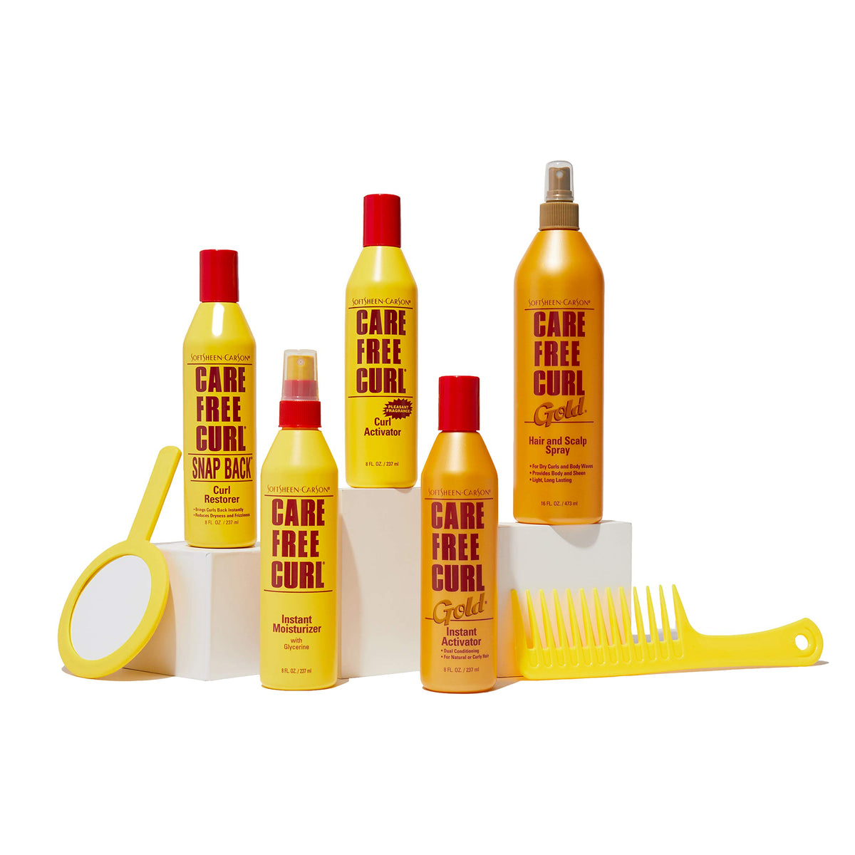 SoftSheen Care Free Curl Instant Moisturizer side view showing nozzle