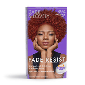 SoftSheen Dark and Lovely Fade Resist Colour Vivacious Red 394 front view