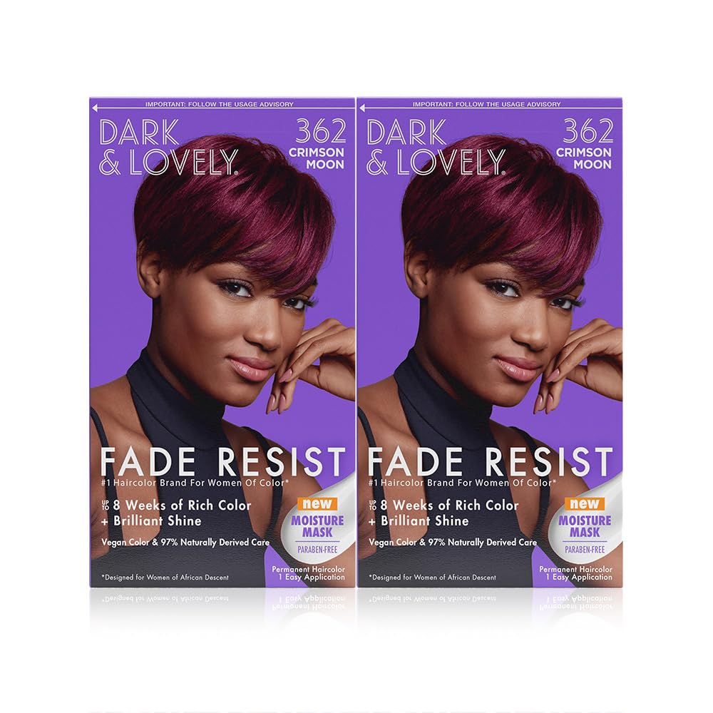 SoftSheen Dark and Lovely Fade Resist Hair Colour Crimson front view