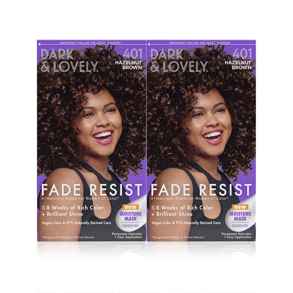 SoftSheen Dark and Lovely Fade Resist Hair Colour front view packaging