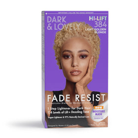 SoftSheen Dark and Lovely Fade Resist Hair Colour Light Golden Blonde 384 front view