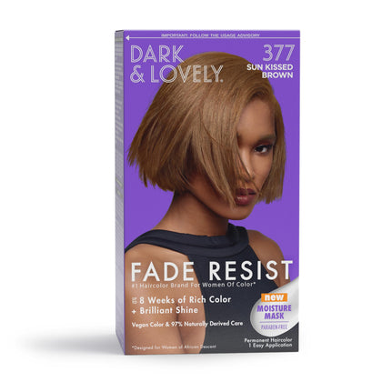 SoftSheen Dark and Lovely Fade Resist Hair Colour Sunkissed Brown 240g front view