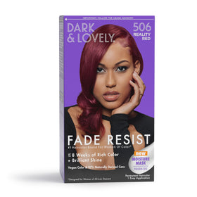SoftSheen Dark and Lovely Hair Dye Reality Red kit front view